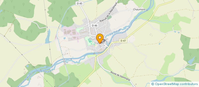 localisation de l'entreprise MADAME NATHALIE BOULLE à OUZOUER-SUR-TREZEE