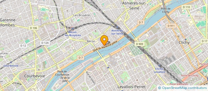 localisation de l'entreprise MADAME NATHALIE BOULOU à COURBEVOIE
