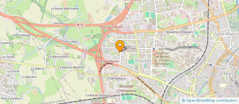 localisation de l'entreprise MADAME NATHALIE BOULOUCH  RENNES