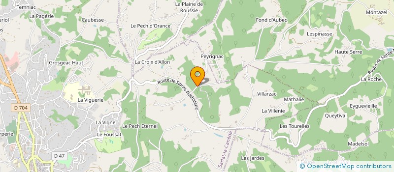 localisation de l'entreprise MADAME NATHALIE BOUNICHOU à SARLAT-LA-CANEDA