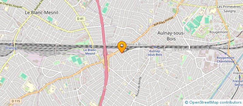 localisation de l'entreprise MADAME NATHALIE BOURCEREAU à AULNAY-SOUS-BOIS