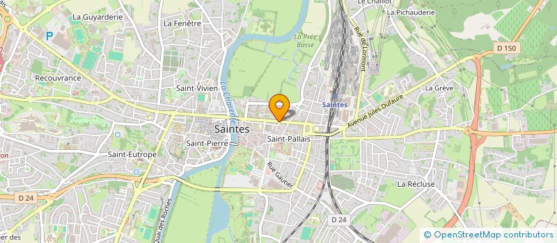 localisation de l'entreprise MADAME NATHALIE BOURDEAU  JONZAC