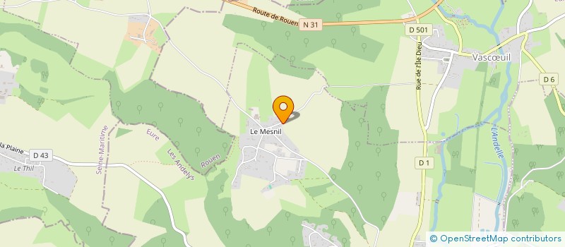 localisation de l'entreprise MADAME NATHALIE BOURDIN  PERRUEL