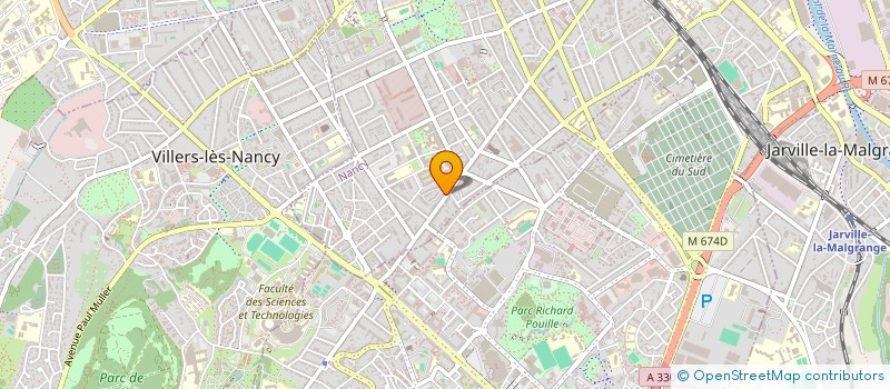 localisation de l'entreprise MADAME NATHALIE BOURDON  NANCY