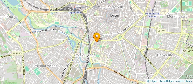 localisation de l'entreprise MADAME NATHALIE BOURET à DIJON