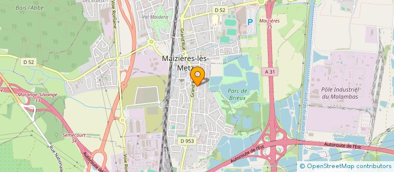 localisation de l'entreprise MADAME NATHALIE BOURGAUD  MAIZIERES-LES-METZ