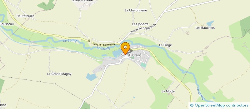 localisation de l'entreprise MADAME NATHALIE BOURGEOIS  SAINT-PRIVE