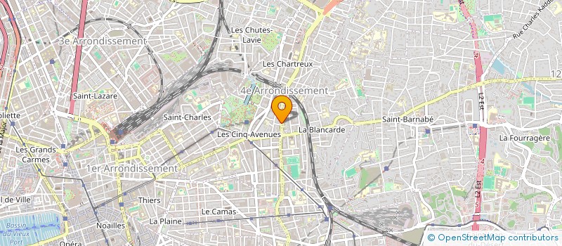 localisation de l'entreprise MADAME NATHALIE BOURGES à MARSEILLE