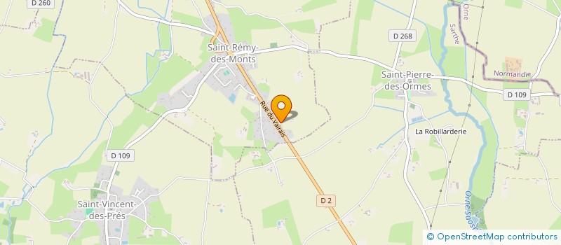 localisation de l'entreprise MADAME NATHALIE BOURGNEUF  SAINT-REMY-DES-MONTS