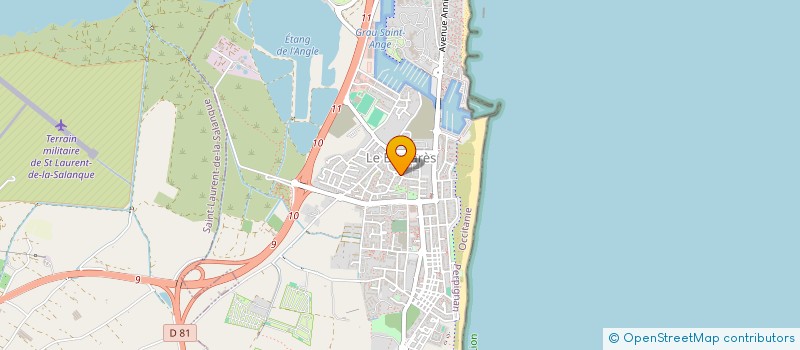 localisation de l'entreprise MADAME NATHALIE BOURGOGNE  LE BARCARES