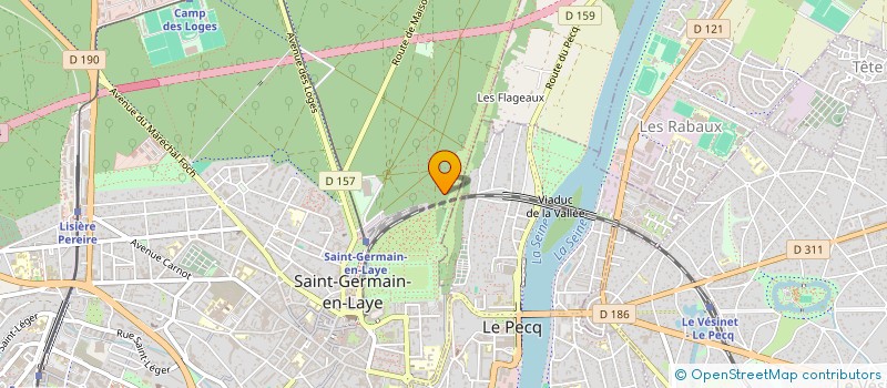 localisation de l'entreprise MADAME NATHALIE BOURIGAULT à SAINT-GERMAIN-EN-LAYE