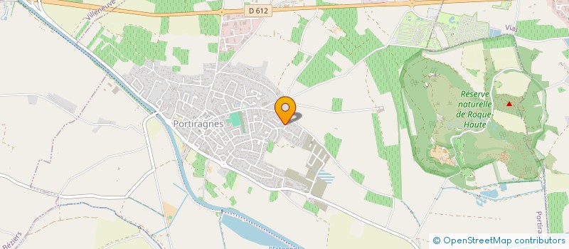 localisation de l'entreprise MADAME NATHALIE BOURLART  PORTIRAGNES