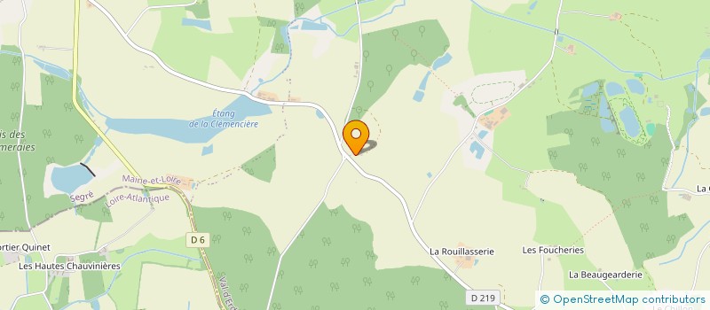 localisation de l'entreprise MADAME NATHALIE BOURNEUF à VAL D'ERDRE-AUXENCE