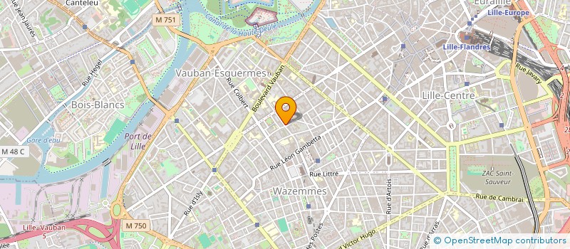 localisation de l'entreprise MADAME NATHALIE BOUROZ à LILLE