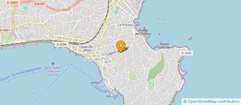 localisation de l'entreprise MADAME NATHALIE BOURSEAU  ANTIBES