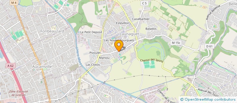 localisation de l'entreprise MADAME NATHALIE BOUSQUET à AUCAMVILLE