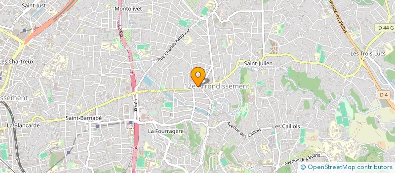 localisation de l'entreprise MADAME NATHALIE BOUSQUET à MARSEILLE