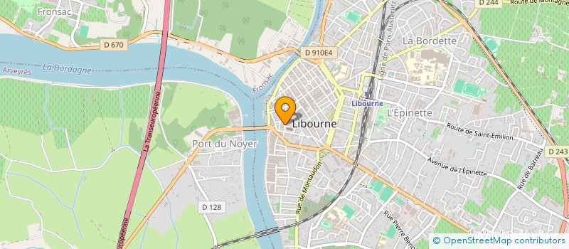 localisation de l'entreprise MADAME NATHALIE BOUSSAC  LIBOURNE