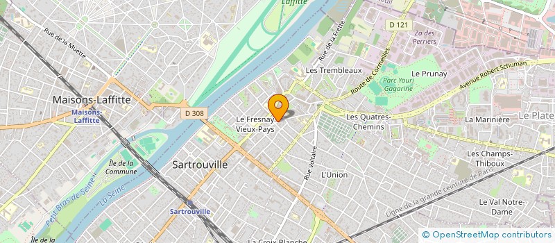 localisation de l'entreprise MADAME NATHALIE BOUSSEREAU à SARTROUVILLE