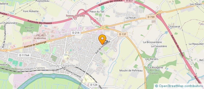 localisation de l'entreprise MADAME NATHALIE BOUSSIRON à TONNAY-CHARENTE