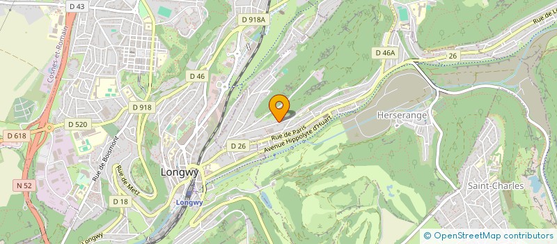 localisation de l'entreprise MADAME NATHALIE BOUTELLEAU à HERSERANGE
