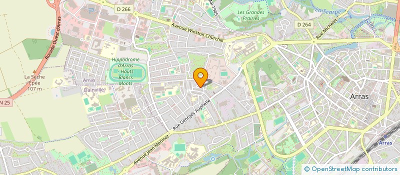 localisation de l'entreprise MADAME NATHALIE BOUTRINGAIN  ARRAS