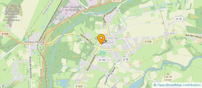 localisation de l'entreprise MADAME NATHALIE BOUZATS  LA BARTHE-DE-NESTE