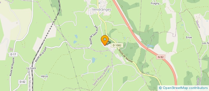 localisation de l'entreprise MADAME NATHALIE BOYER  VENDRANGES