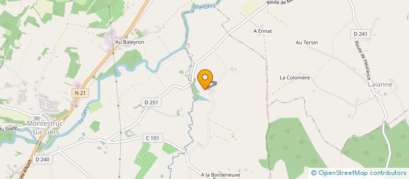 localisation de l'entreprise MADAME NATHALIE BOYER à GAVARRET-SUR-AULOUSTE