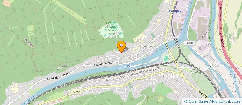 localisation de l'entreprise MADAME NATHALIE BOYET  POMPEY