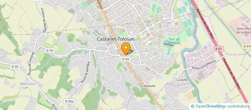 localisation de l'entreprise MADAME NATHALIE BRANGER à CASTANET-TOLOSAN