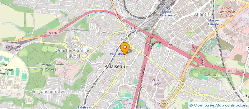 localisation de l'entreprise MADAME NATHALIE BRANLARD  PALAISEAU