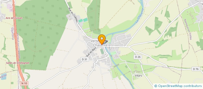 localisation de l'entreprise MADAME NATHALIE BRAUD à VERTEUIL-SUR-CHARENTE