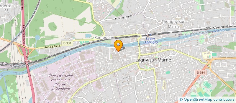 localisation de l'entreprise MADAME NATHALIE BRENAS  LAGNY-SUR-MARNE