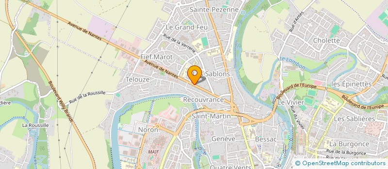 localisation de l'entreprise MADAME NATHALIE BRETON à NIORT