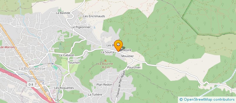 localisation de l'entreprise MADAME NATHALIE BREUL  LA BOUILLADISSE