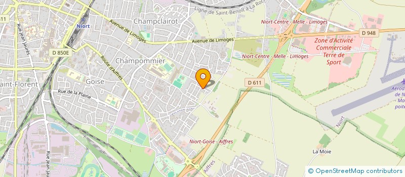 localisation de l'entreprise MADAME NATHALIE BRIAND à NIORT