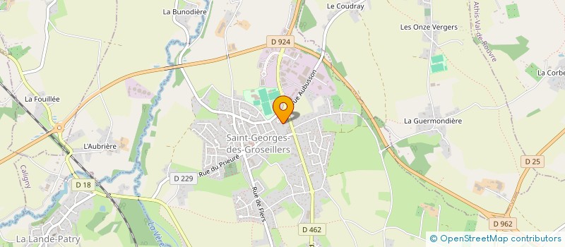 localisation de l'entreprise MADAME NATHALIE BRIARD  LA LANDE-SAINT-SIMEON
