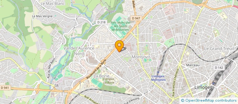 localisation de l'entreprise MADAME NATHALIE BRIATTE à LIMOGES