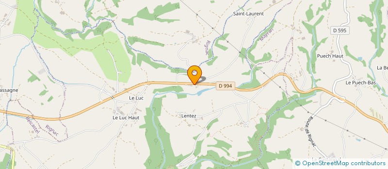 localisation de l'entreprise MADAME NATHALIE BRICARD à RIGNAC