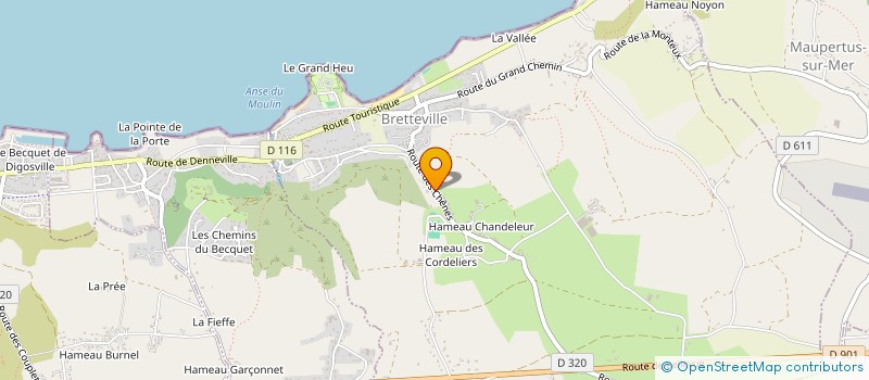 localisation de l'entreprise MADAME NATHALIE BRIERE à BRETTEVILLE