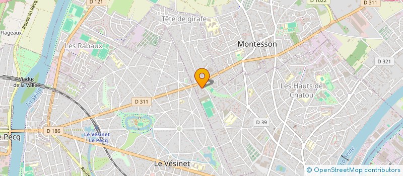 localisation de l'entreprise MADAME NATHALIE BRIEY  CHATOU