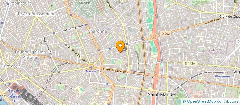 localisation de l'entreprise MADAME NATHALIE BRIGITTE NENCIARINI  PARIS