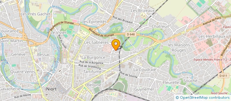 localisation de l'entreprise MADAME NATHALIE BRIONGOS  NIORT