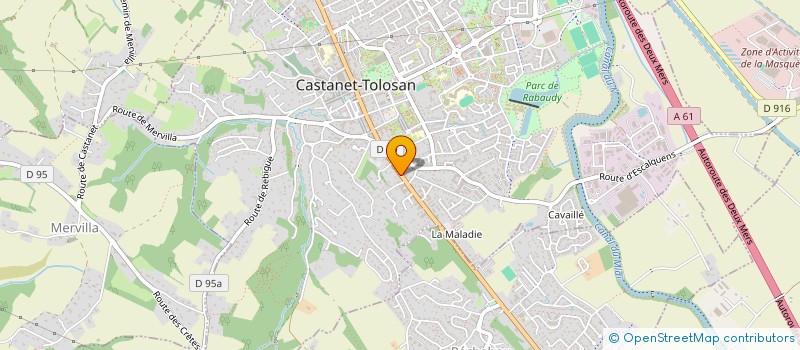 localisation de l'entreprise MADAME NATHALIE BRIOUDE à CASTANET-TOLOSAN