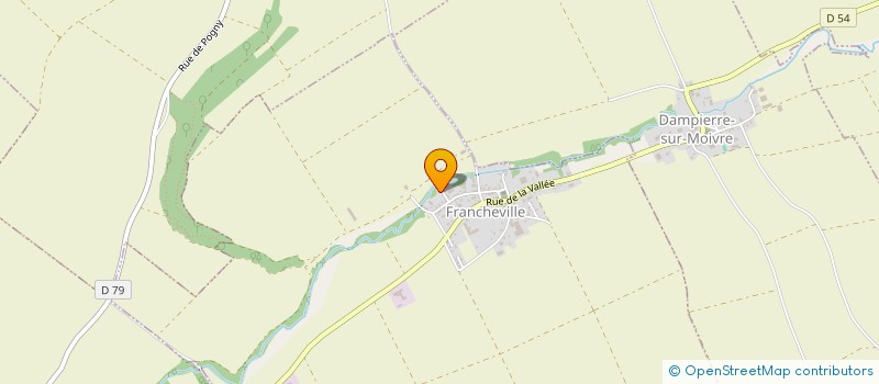 localisation de l'entreprise MADAME NATHALIE BROCARD  FRANCHEVILLE