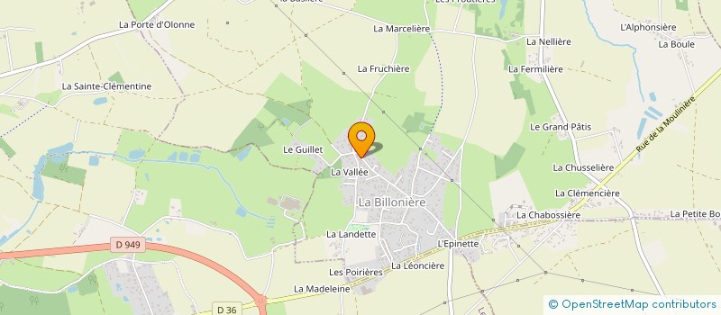localisation de l'entreprise MADAME NATHALIE BROCHARD à AIZENAY