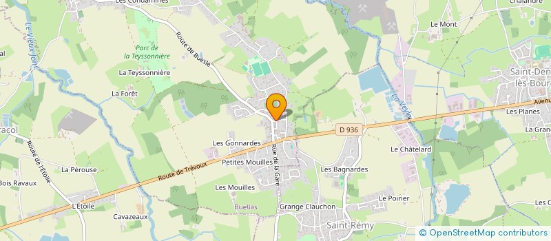 localisation de l'entreprise MADAME NATHALIE BROCHET  BUELLAS