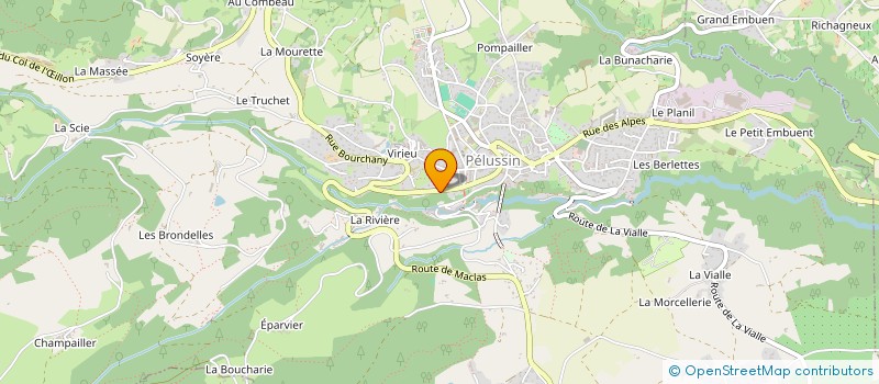 localisation de l'entreprise MADAME NATHALIE BROISSAND  PELUSSIN