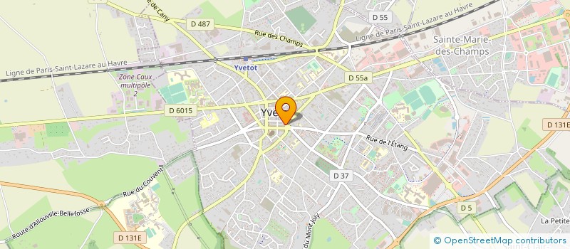 localisation de l'entreprise MADAME NATHALIE BROUILLIEZ à YVETOT